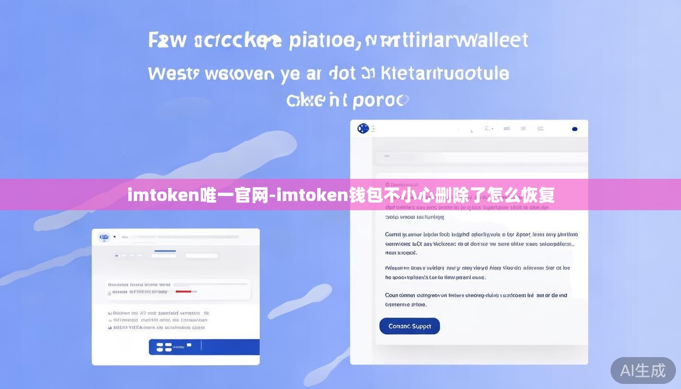 imtoken唯一官网-imtoken钱包不小心删除了怎么恢复