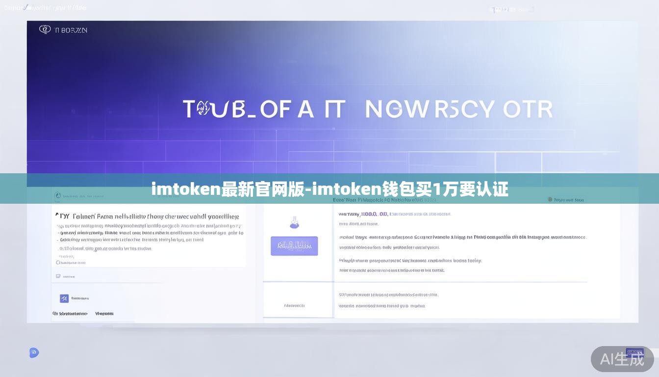 imtoken最新官网版-imtoken钱包买1万要认证