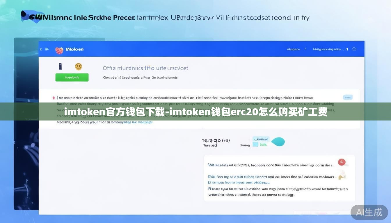 imtoken官方钱包下载-imtoken钱包erc20怎么购买矿工费