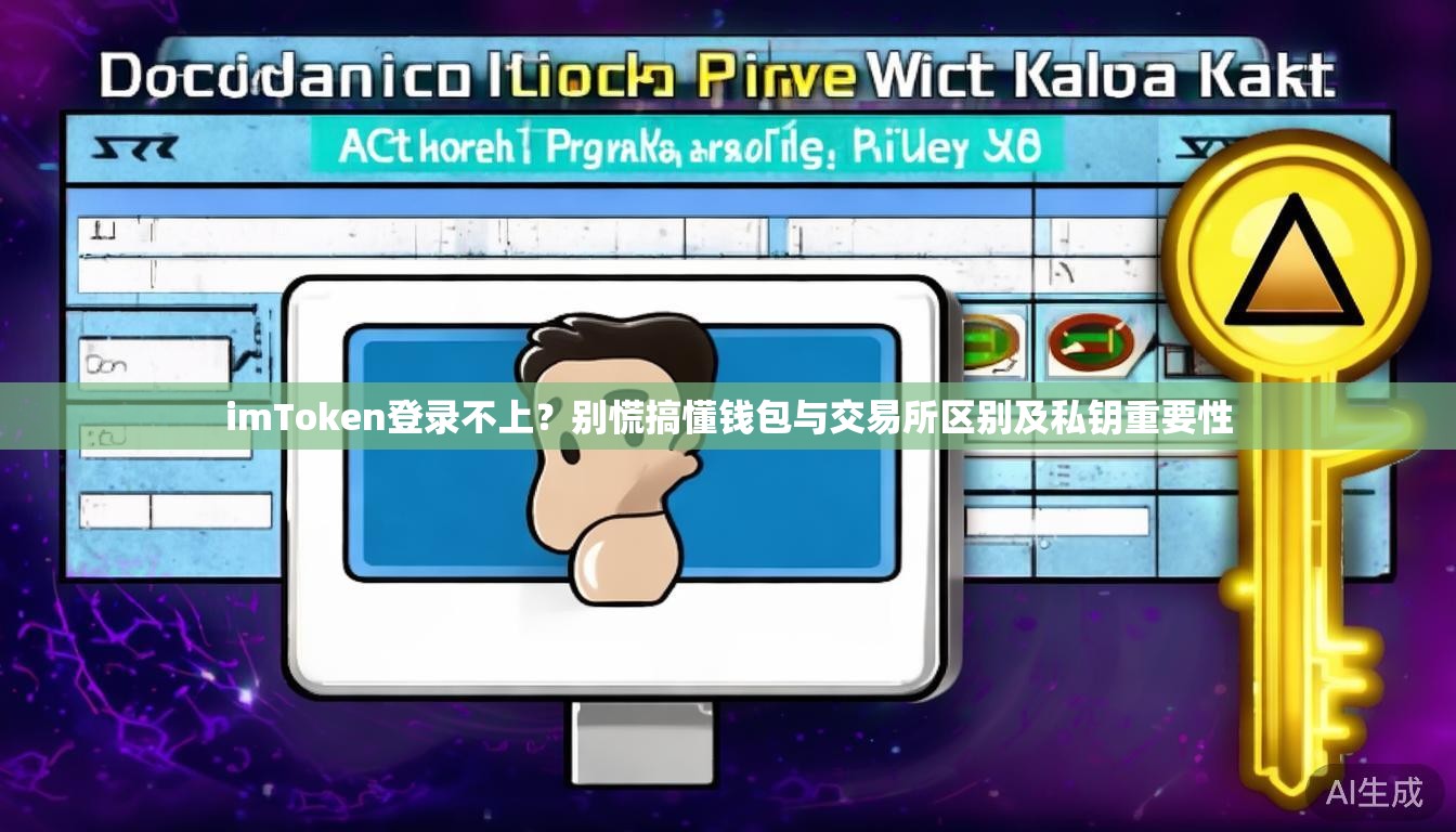 imToken登录不上？别慌搞懂钱包与交易所区别及私钥重要性