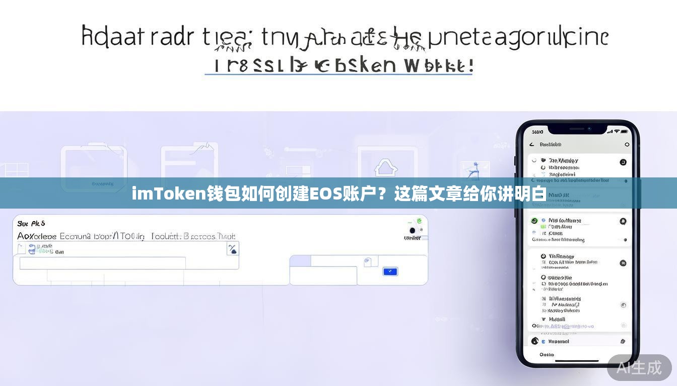 imToken钱包如何创建EOS账户？这篇文章给你讲明白
