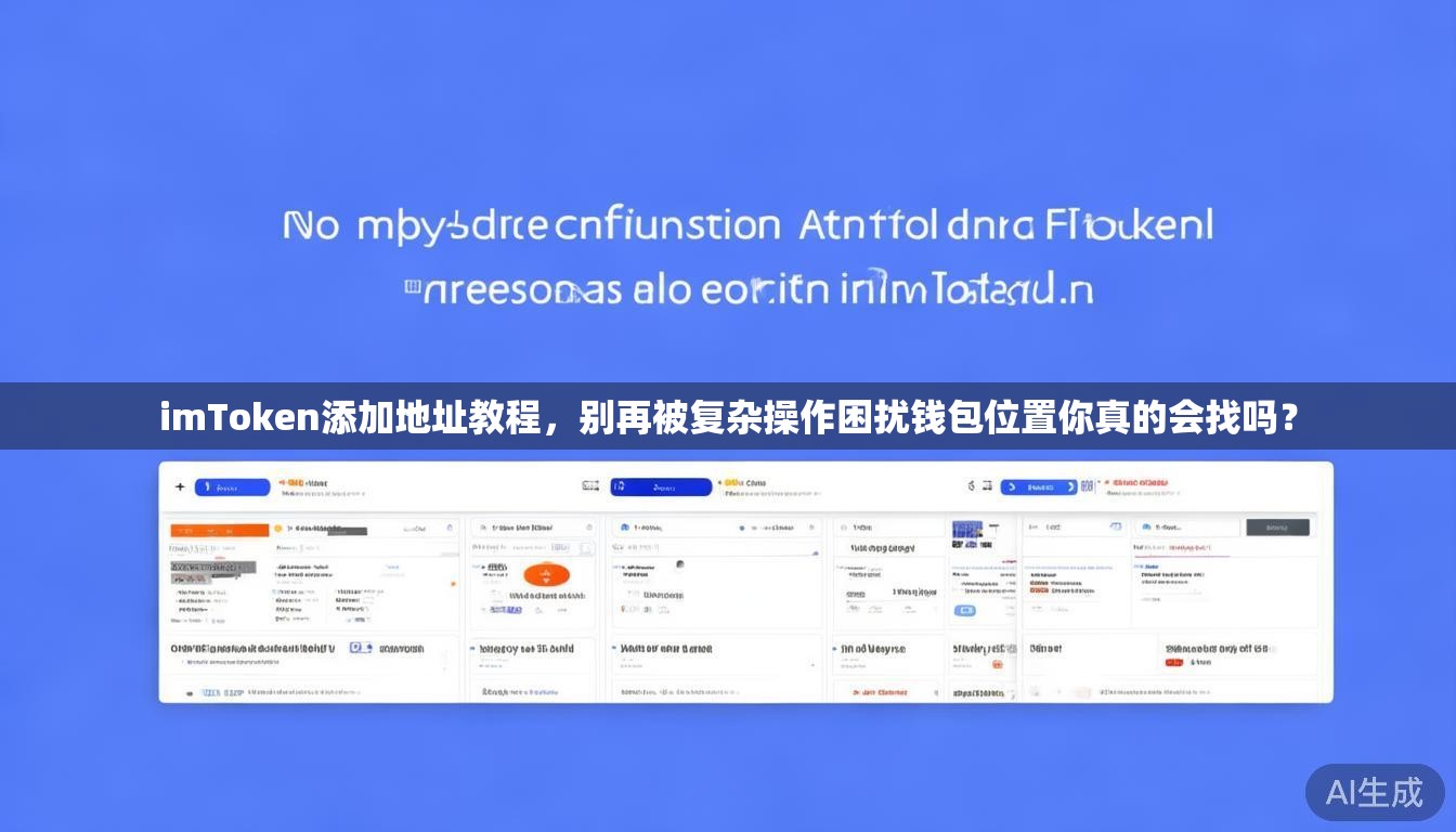 imToken添加地址教程,别再被复杂操作困扰钱包位置你真的会找吗? imToken添加地址教程,别再被复杂操作困扰钱包位置你真的会找吗?