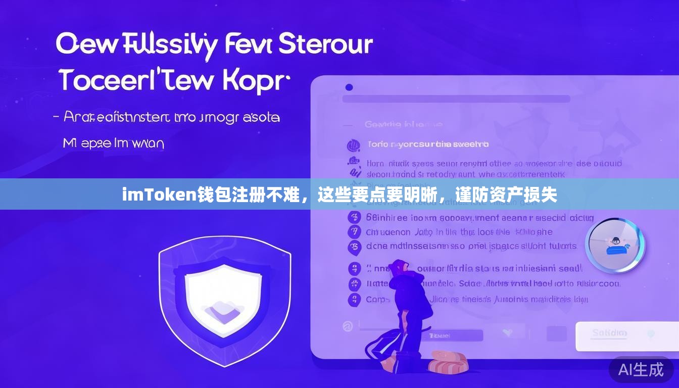 imToken钱包注册不难，这些要点要明晰，谨防资产损失