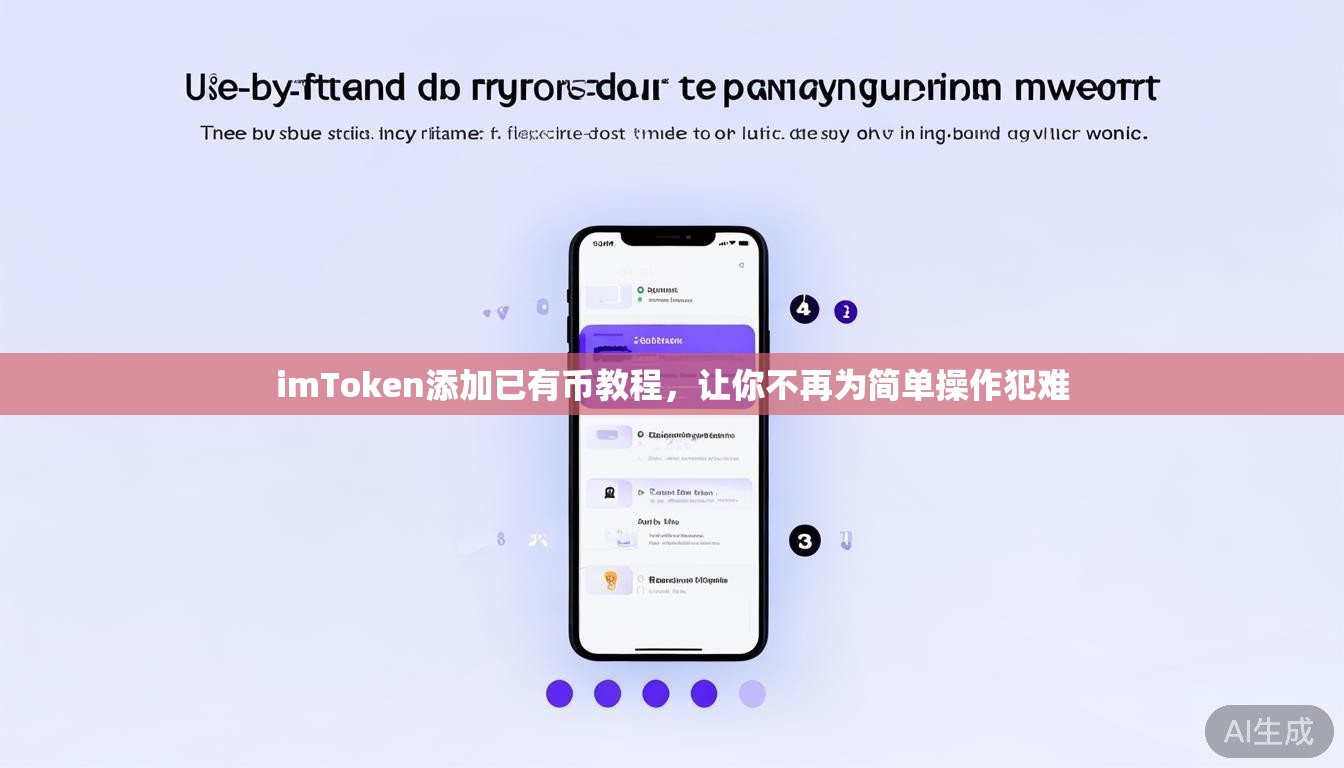 imToken添加已有币教程，让你不再为简单操作犯难