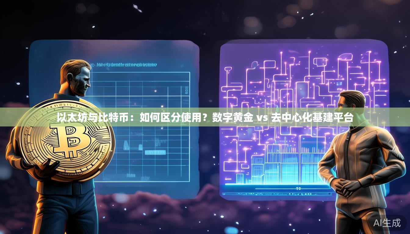 以太坊与比特币：如何区分使用？数字黄金 vs 去中心化基建平台