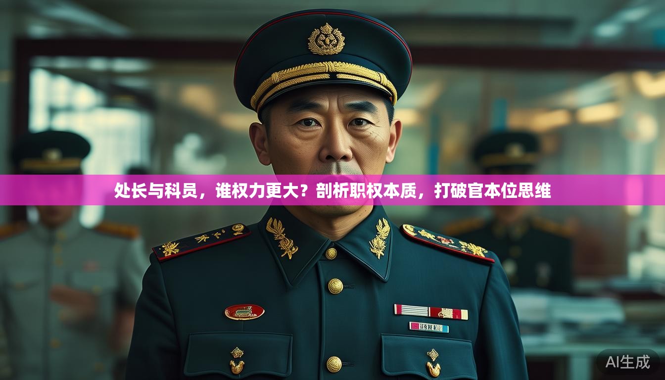 处长与科员，谁权力更大？剖析职权本质，打破官本位思维