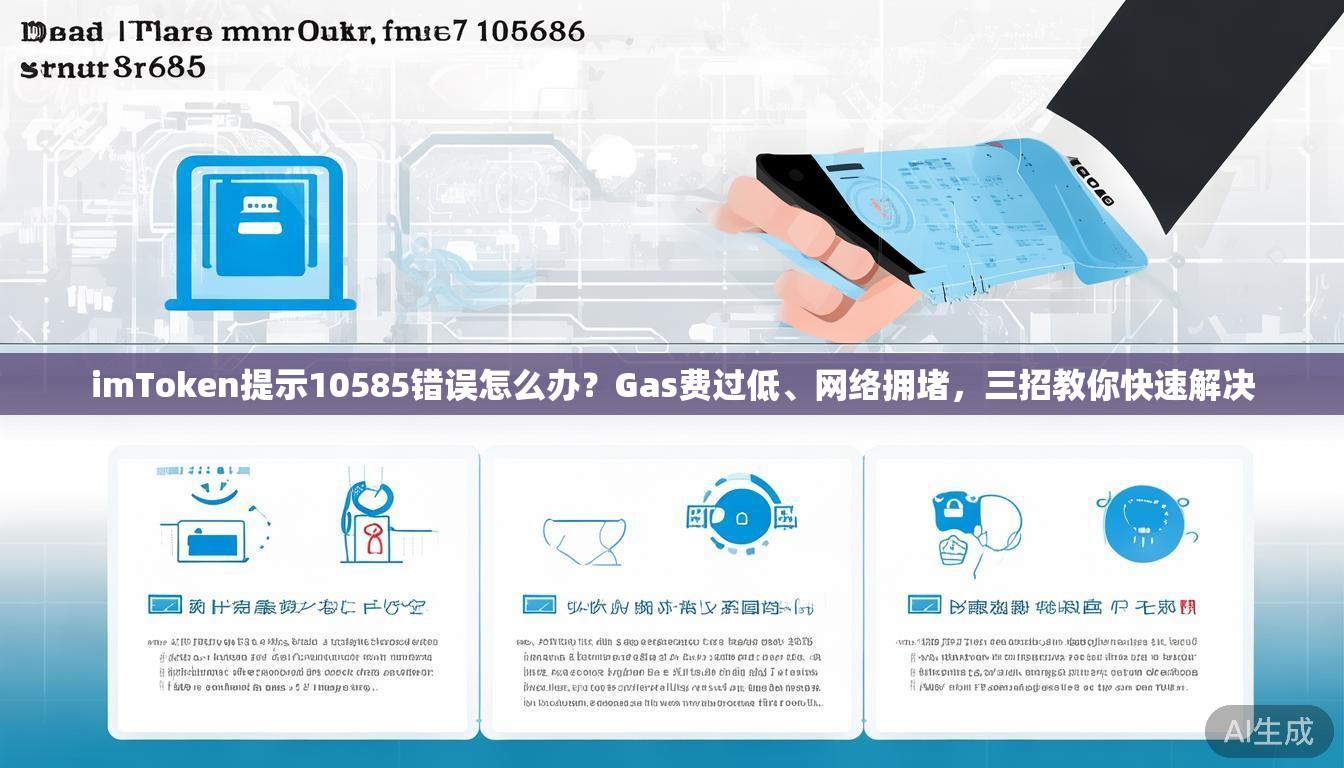 imToken提示10585错误怎么办?Gas费过低、网络拥堵,三招教你快速解决 imToken提示10585错误怎么办?Gas费过低、网络拥堵,三招教你快速解决