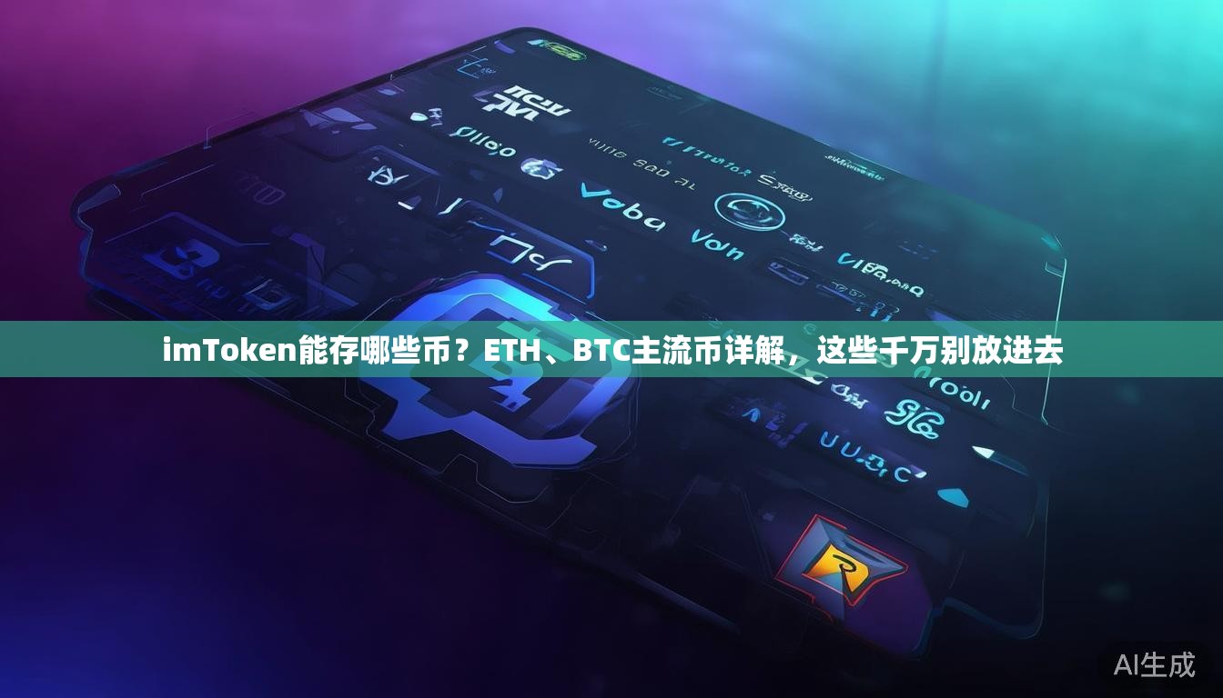 imToken能存哪些币？ETH、BTC主流币详解，这些千万别放进去