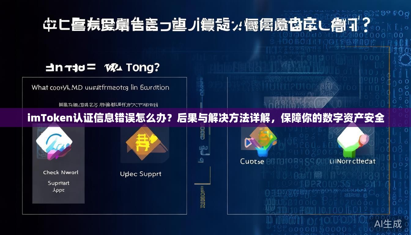 imToken认证信息错误怎么办？后果与解决方法详解，保障你的数字资产安全
