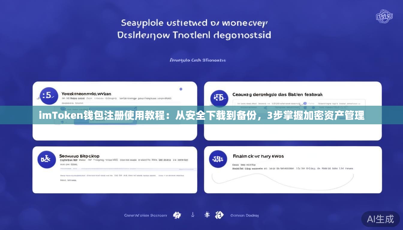 imToken钱包注册使用教程：从安全下载到备份，3步掌握加密资产管理