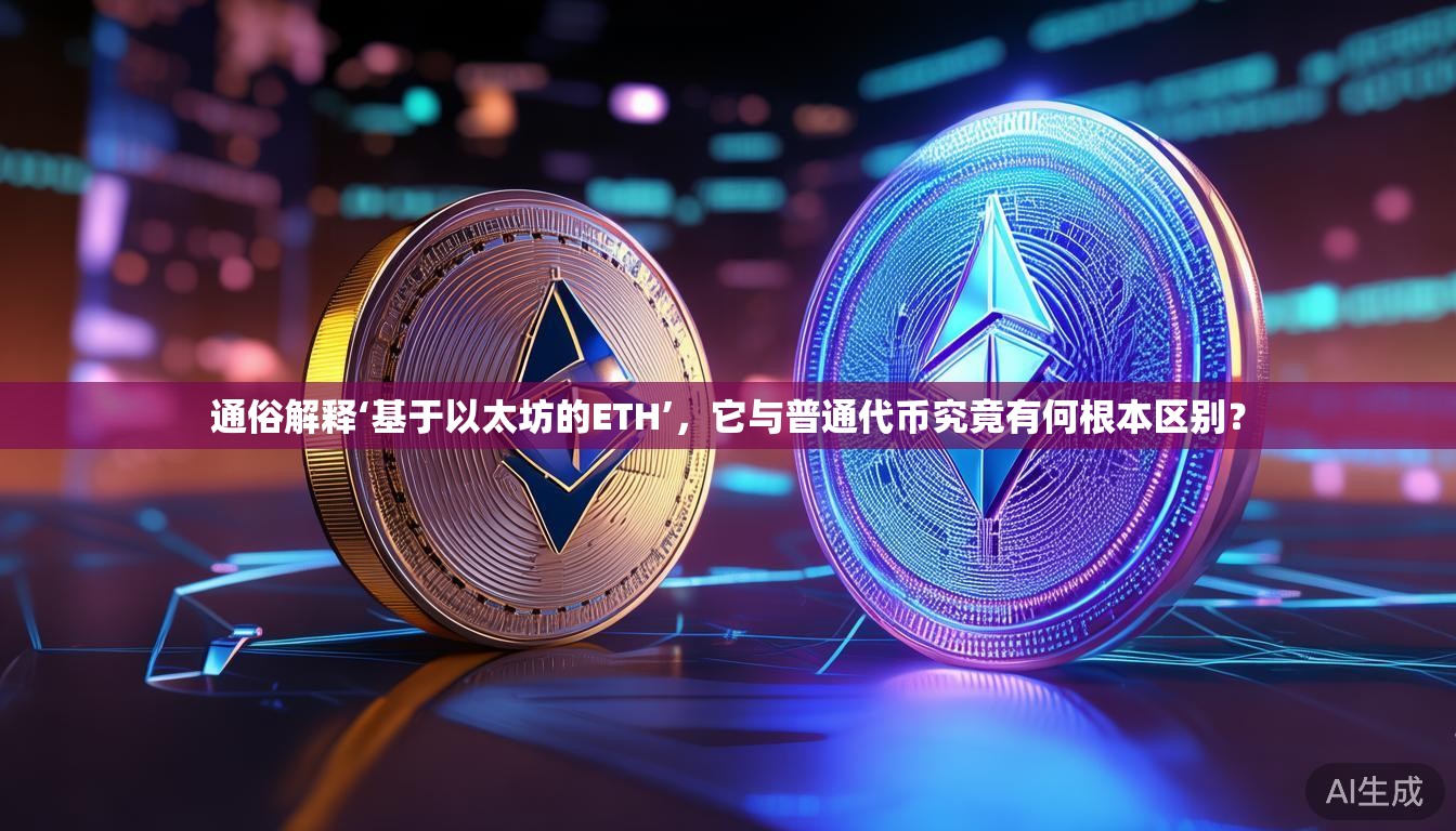 通俗解释‘基于以太坊的ETH’，它与普通代币究竟有何根本区别？