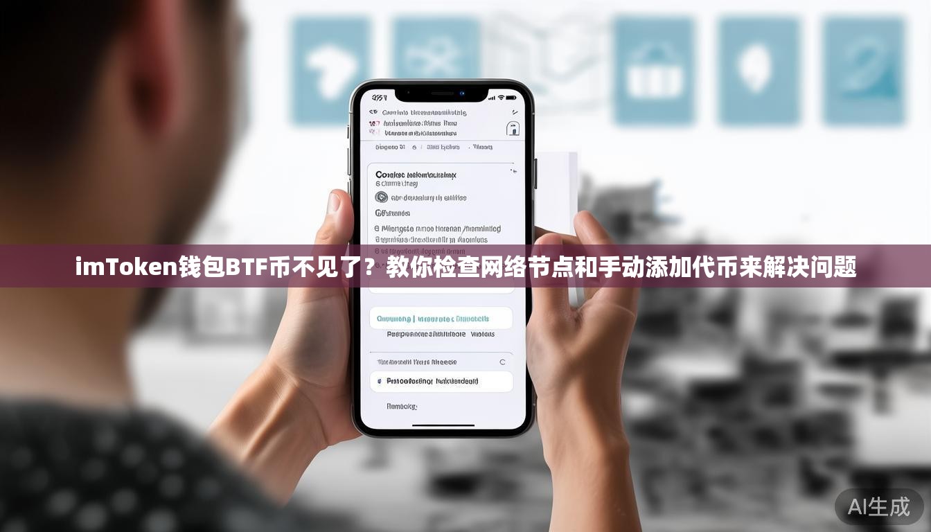 imToken钱包BTF币不见了？教你检查网络节点和手动添加代币来解决问题