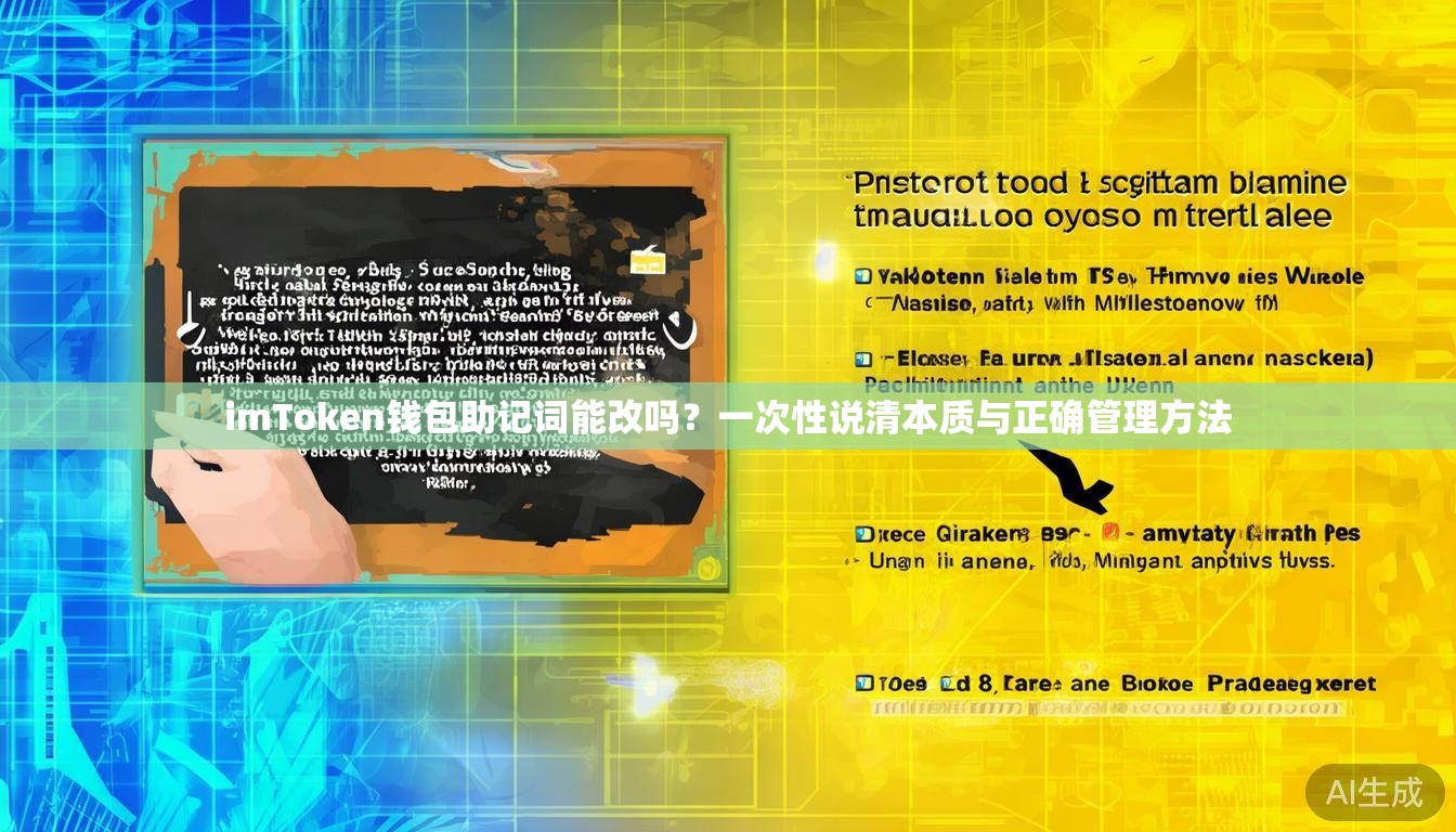 imToken钱包助记词能改吗？一次性说清本质与正确管理方法