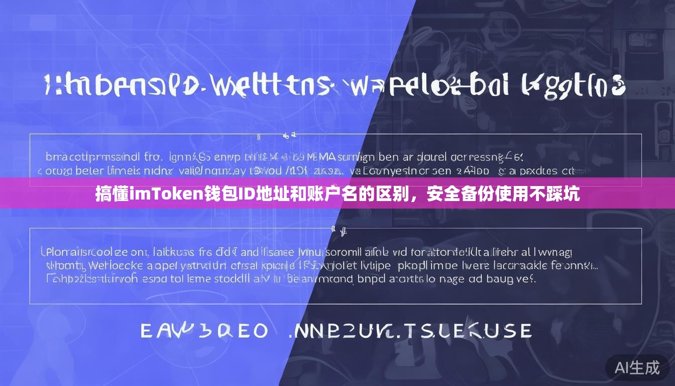 搞懂imToken钱包ID地址和账户名的区别,安全备份使用不踩坑 搞懂imToken钱包ID地址和账户名的区别,安全备份使用不踩坑